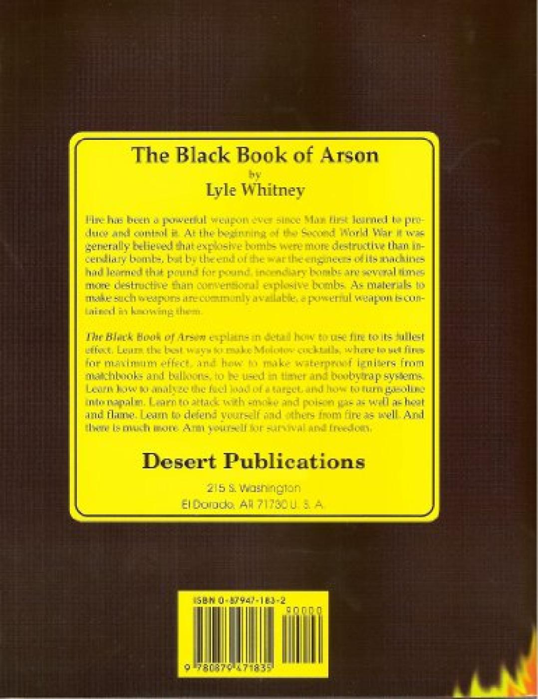 Black Book of Arson